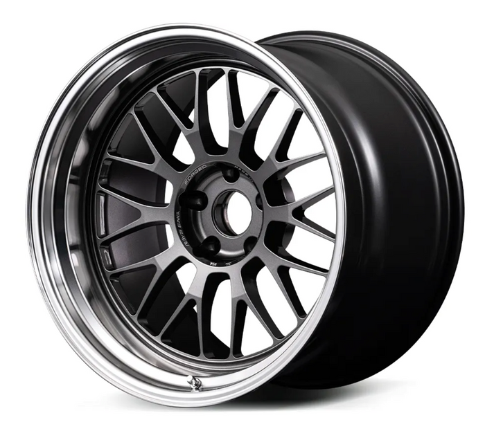 Volk Racing 21A Wheel - 18x10.0 -25 5x100 (LL Rim, Face-3) - Dark Gunmetal / Rim DC