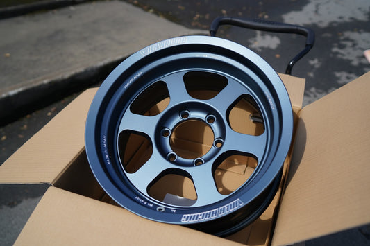 Volk Racing - TE37XT M-Spec - 17x8.5 -10 6x139.7 - Matte Blue Gunmetal