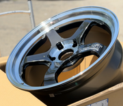Advan GT Beyond-R Wheel - 18x10.0 +40 5x120 - Diamond Cut & Dark Platinum Black