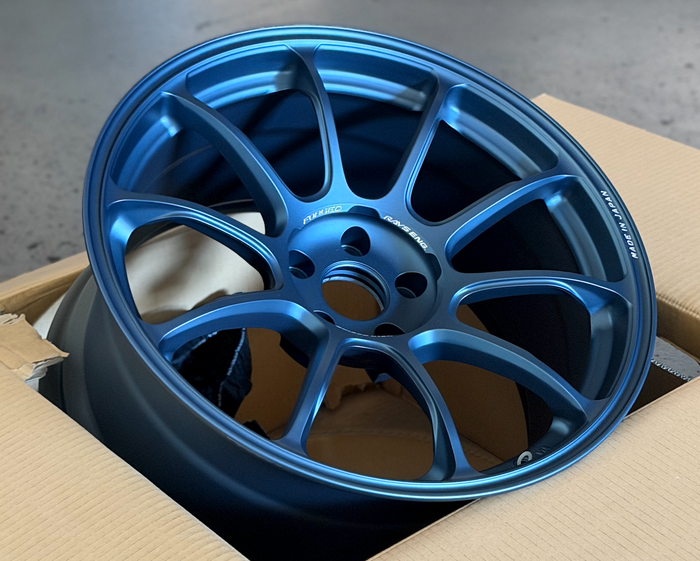 Volk Racing ZE40 Wheel - 19x10.0 +20 5x112 - Matte Blue Gunmetal